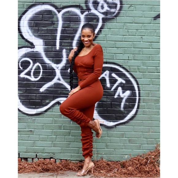 Stacked Pants Set - Picture 1 of 3